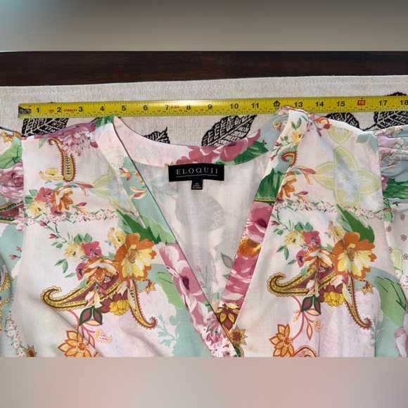 Eloquii Floral Wrap Maxi Dress – Size 20 - Picture 9 of 10